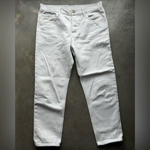 Gucci Mens White Denim